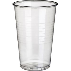 Trinkbecher Papstar 16130, transparent, PP