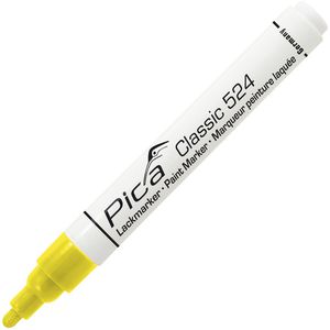 Lackmarker Pica Classic 524, wasserfest & permanent, gelb