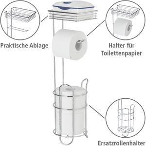 Produktbild für Toilettenpapierhalter Wenko 24074800, verchromt