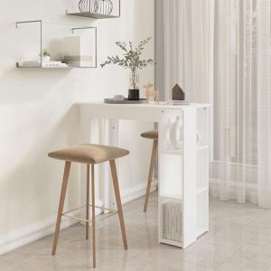 Produktbild für Bartisch vidaXL 809458, weiß