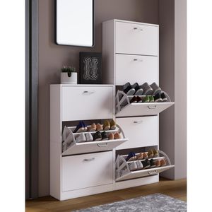 Produktbild für Schuhschrank VCM Sipos XL, weiß