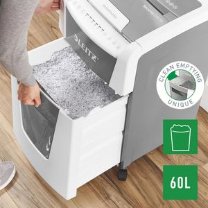 Produktbild für Aktenvernichter Leitz 8015 IQ Autofeed Office 300, mit Rollen