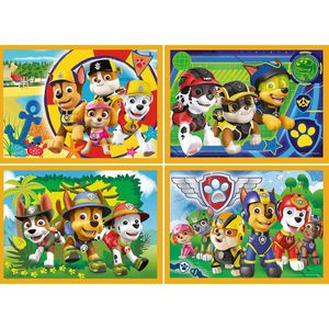 Produktbild für Puzzle Trefl 34395, 4 in 1 Paw Patrol