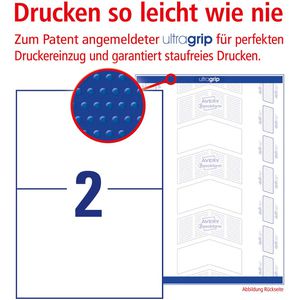 Produktbild für Versandetiketten Zweckform 3655, weiß