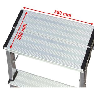 Produktbild für Klapptritt Krause Monto Treppy, 130013, aus Aluminium