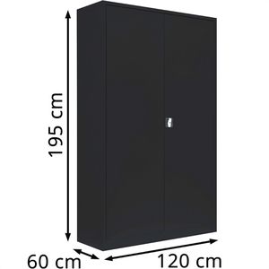 Produktbild für Aktenschrank Lüllmann 530389, aus Metall