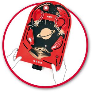 Produktbild für Geschicklichkeitsspiel BRIO 34017, Holz-Flipper