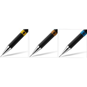 Produktbild für Druckbleistift Aristo College FLP 3+3 Set, schwarz, Kunststoff