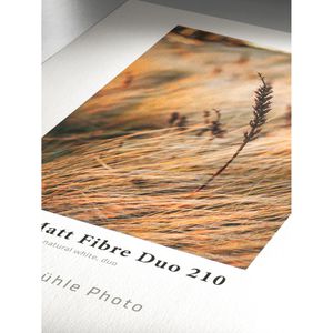 Produktbild für Fotopapier Hahnemühle Matt Fibre Duo 210, für Inkjet, A4