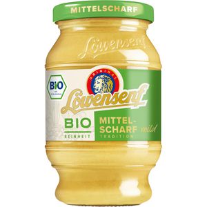 Senf Löwensenf mittelscharf, BIO