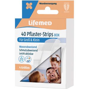 Produktbild für Pflaster Lifemed Erste-Hilfe-Box, 40 Strips