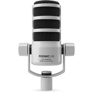Produktbild für Mikrofon RODE PodMic USB, weiß