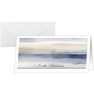 Produktbild für Trauerkarten Sigel DS624, Aquarell