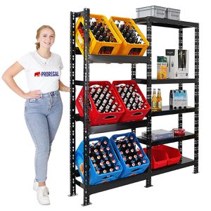 Produktbild für Getränkekistenregal PROREGAL Gardasee, für 6 Kisten