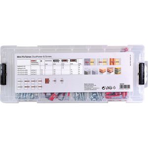 Produktbild für Schrauben-Dübel-Set Fischer 560097, Mini FixTainer