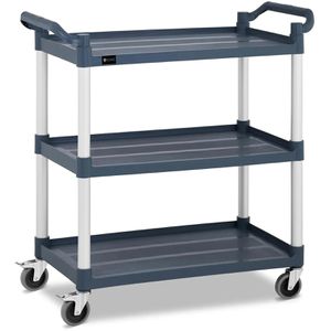 Produktbild für Servierwagen Royal-Catering grau, aus Aluminium / Kunststoff