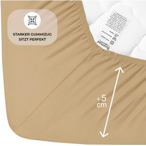 Produktbild für Spannbettlaken Buymax Jersey, 200 x 200 cm