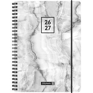 Produktbild für Schülerkalender Brunnen Grey Marble, Schuljahr 2026/2027