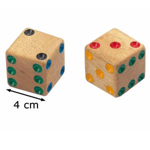 Produktbild für Würfel Philos 7005, Holzwürfel, braun