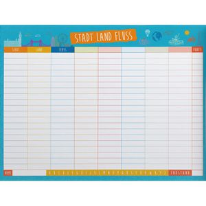 Produktbild für Spielblock itenga 33102208, Stadt Land Fluss