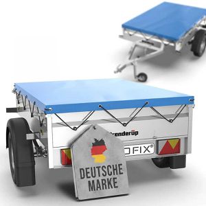 Produktbild für Anhänger-Plane Tarpofix FP12, wasserdichte Flachplane