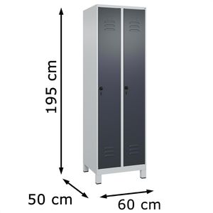 Produktbild für Spind CP-Möbel Classic PLUS, anthrazit