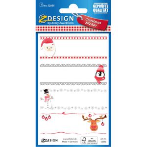 Produktbild für Sticker Zweckform 52095 Z-Design, Weihnachtstiere
