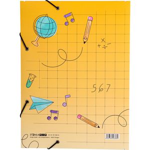 Produktbild für Postmappe itenga 33105872, Schule Doodles, A4