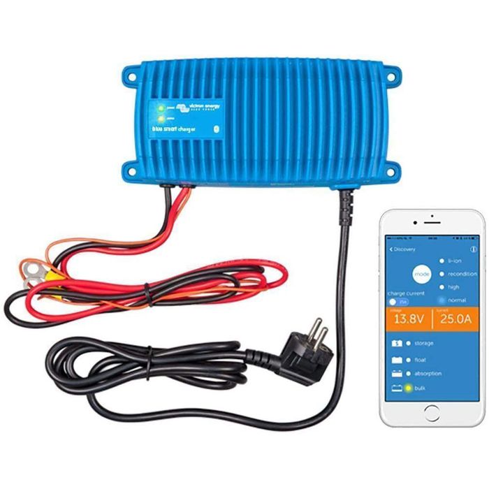 Victron-Energy, Autobatterie-Ladegerät Blue Smart, IP67, BPC120713006, 12V,  7A, mit Bluetooth – Böttcher AG