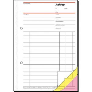 Produktbild für Auftragsbuch Sigel SD002, A5