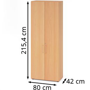 Produktbild für Aktenschrank Hammerbacher Serie 9 Advanced, aus Holz