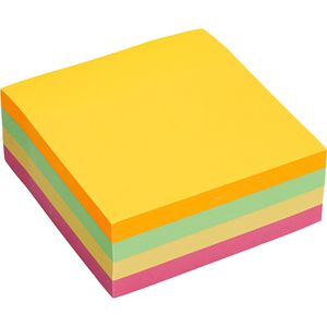 Produktbild für Haftnotizen Böttcher-AG Premium Würfel, neon
