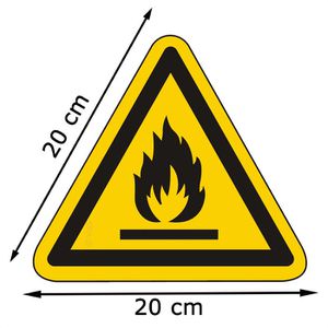 Produktbild für Hinweisschild Abtec ISO 7010 W021, Folie