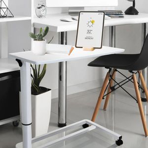 Produktbild für Beistelltisch hJh-OFFICE Stand II 830054, weiß, Holz / Metall