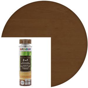 Dupli-Color Holzlasur Holzschutzlasur Spray, 0,5l, außen und innen, nussbaum dunkel
