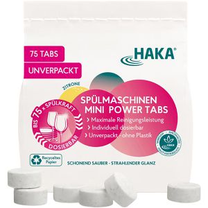 Spülmaschinentabs HAKA Mini Power Tabs, Zitrone