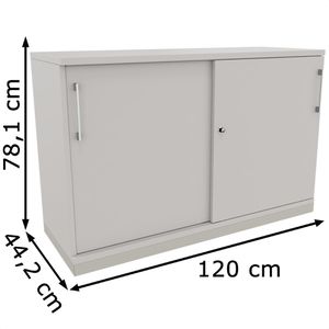 Produktbild für Schiebetürenschrank fm-Büromöbel Fastline, Holz
