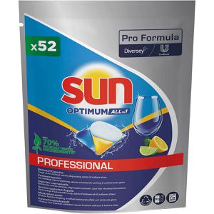 Spülmaschinentabs Sun Professional Optimum Zitrone, All-in-One