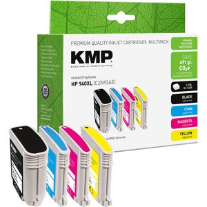 Tinte KMP H71V für HP 940XL, C2N93AE, Multipack