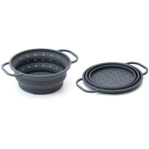 Seiher Brainstream Sieb.up! mit 2 Griffen, Silikon, faltbar