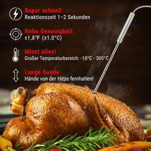 Produktbild für Fleischthermometer ThermoPro TP-17H