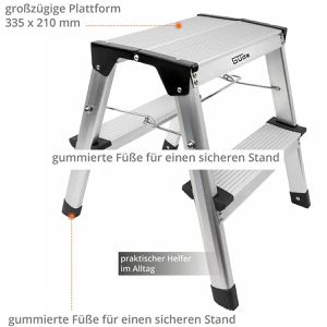 Produktbild für Klapptritt Güde GAT 2S, aus Aluminium