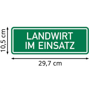 Produktbild für Fahrzeugkennzeichnung SafetyMarking Landwirt im Einsatz