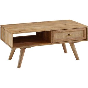 Produktbild für Couchtisch Wohnling WL6.160, aus Massivholz, mango