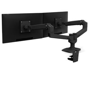 Ergotron Monitorhalterung LX Dual Stacking Arm, für 2 Displays, VESA TFT,  Tisch-Befestigung,weiß – Böttcher AG