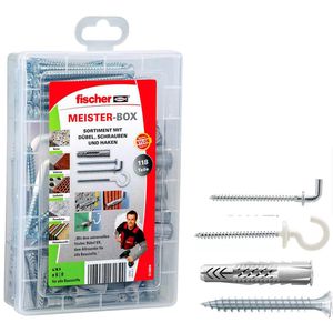 Schrauben-Dübel-Set Fischer 513894, Meister-Box UX