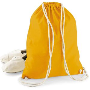 Produktbild für Turnbeutel Westford-Mill W110 Cotton Gymsac, mustard
