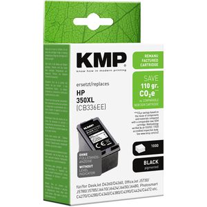 Produktbild für Tinte KMP H42 für HP 350XL, CB336EE