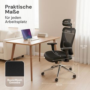 Produktbild für Bürostuhl LUTIVO AlphaSeat