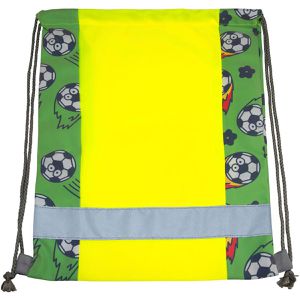 Produktbild für Turnbeutel Korntex Gymact Action Fußball, gelb, für Kinder